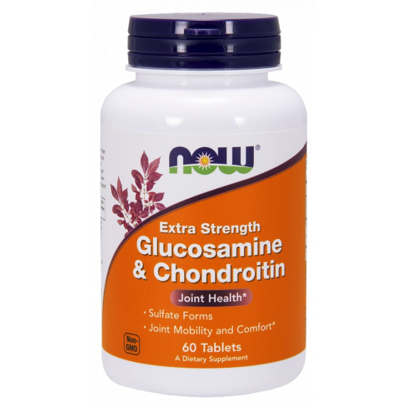 NOW Foods Regeneracja Stawów Glukozamina + Chondroityna Now Foods Glucosamine & Chondroitin 60tab