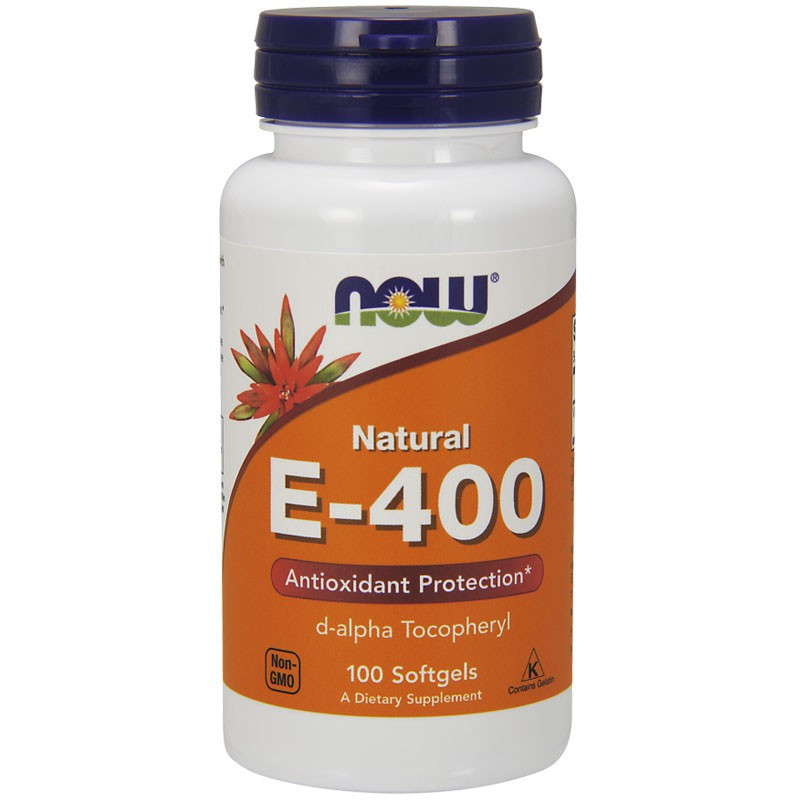NOW Foods Witaminy E Now Foods Natural E-400 100softgels