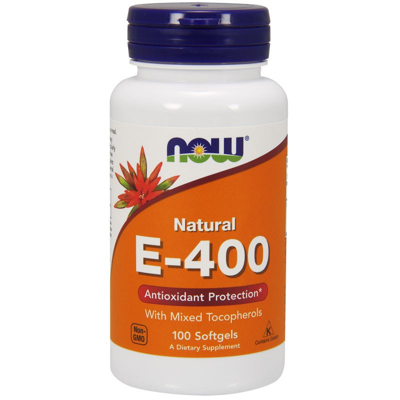 NOW Foods Witaminy E Now Foods Natural (Mixed) E-400 100softgels
