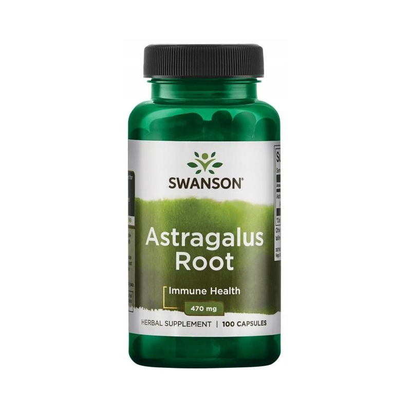 Swanson Health Products Wsparcie Odporności Traganek Swanson Astragalus Root 470mg 100kaps