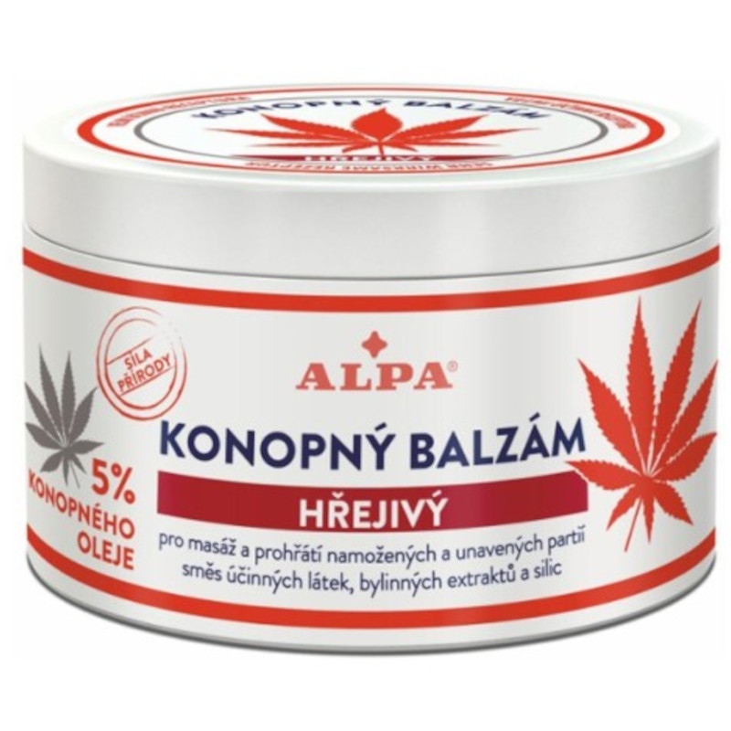 Zdjęcia - Kremy i toniki Kosmetyki Balsam Grzejący Alpa Maść z Konopi 150ml