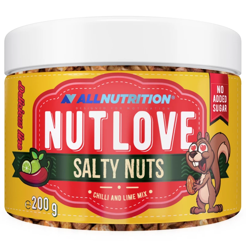 ALLNUTRITION Zdrowa Żywność Orzechy Allnutrition Nutlove Salty Nuts 200g Chilli & Limonka