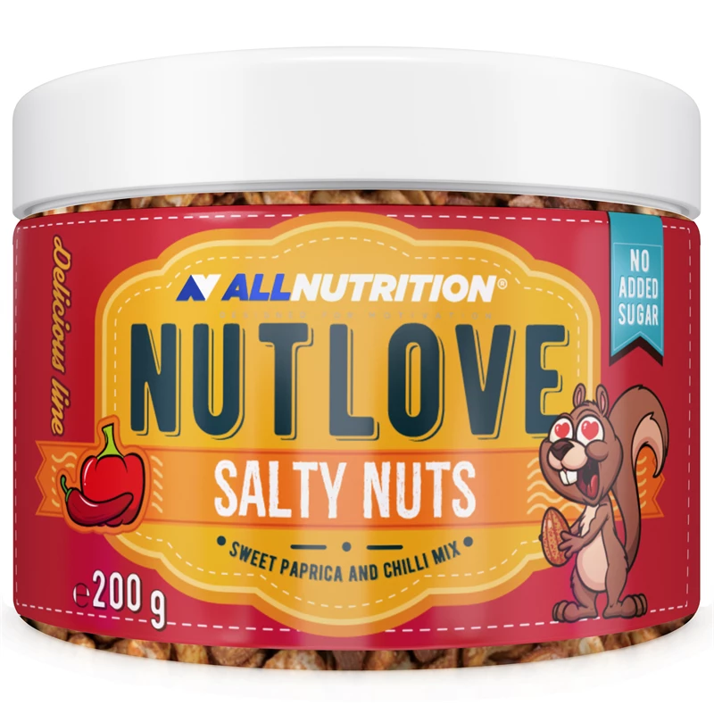 ALLNUTRITION Zdrowa Żywność Orzechy Allnutrition Nutlove Salty Nuts 200g Papryka Chilli