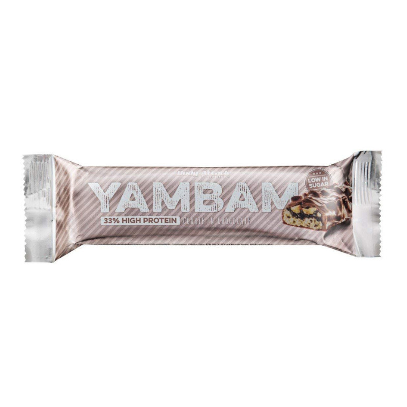 Baton Proteinowy BODY ATTACK Yambam 80g [czekolada ciastko]