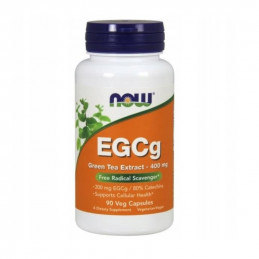 Suplement prozdrowotny NOW Foods EGCg Green Tea Extract 400 mg 90 kaps