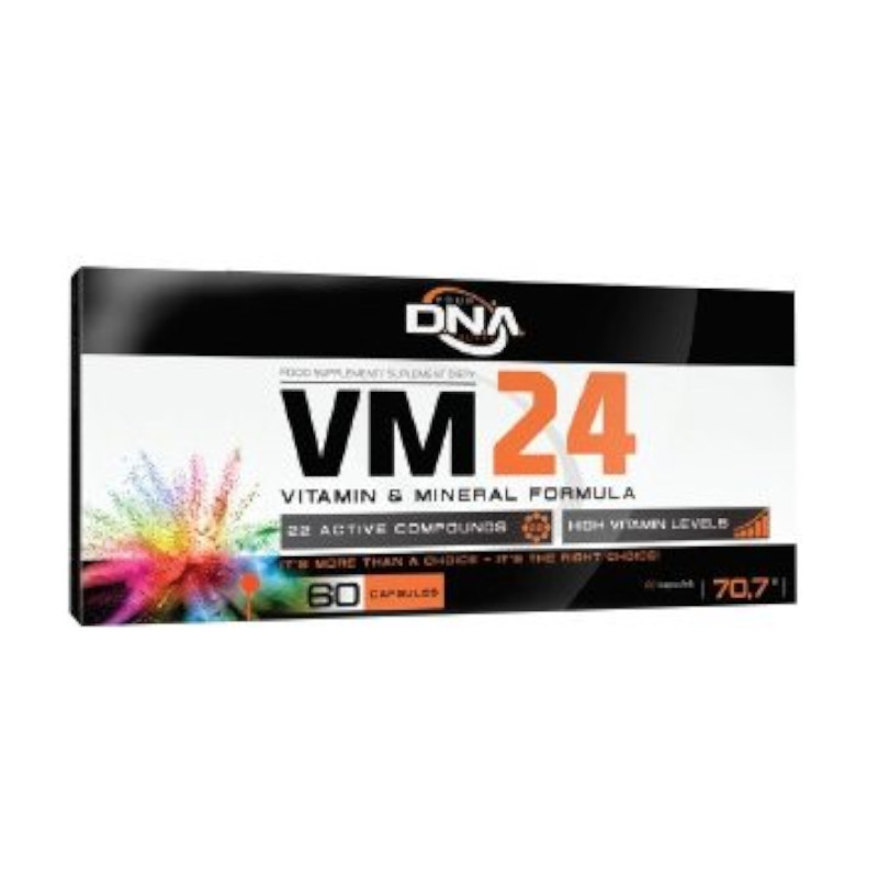 Witaminy i Minerały DNA VM24 60kaps
