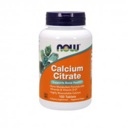 Minerały Now Foods Calcium Citrate 100tab