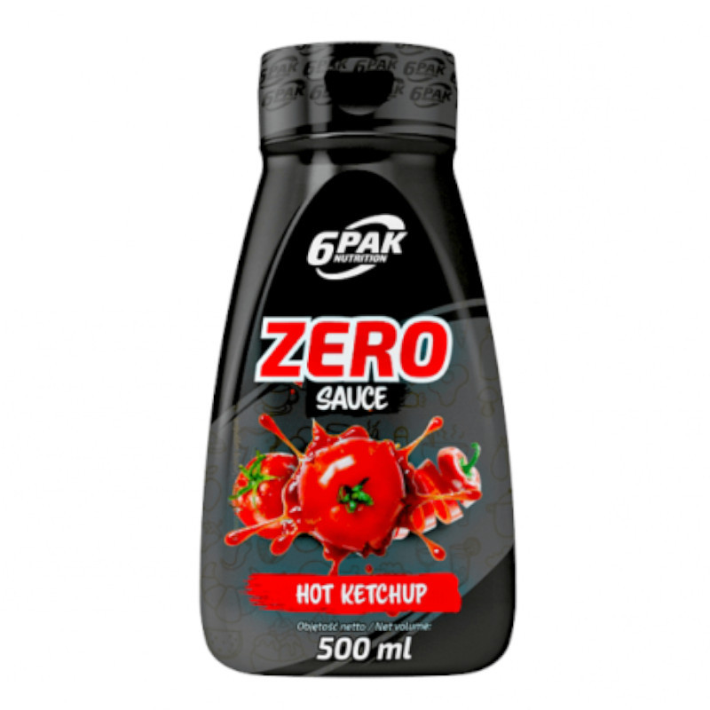 Sos zero 6Pak Sauce 500ml  HOT KETCHUP