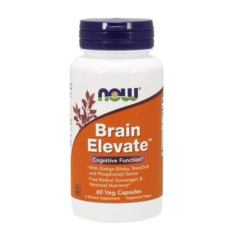 NOW Foods Pamięć i Koncentracja Kompleks Now Foods Brain Elevate 60vkaps