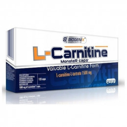 Spalacz tłuszczu Biogenix L-carnitine 1500mg 120kaps