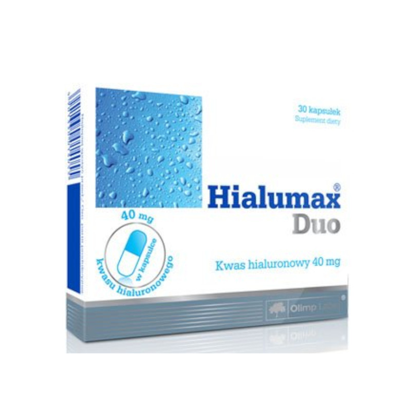 Suplement Prozdrowotny OLIMP HIALUMAX DUO Kwas hialuroNowy 40 mg 30kaps