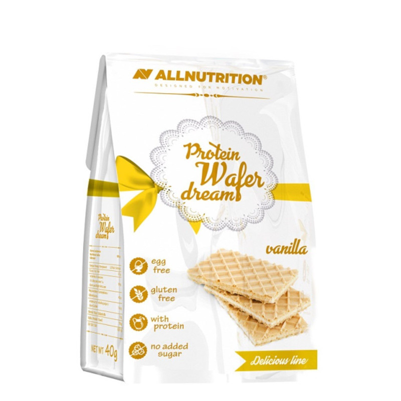 Baton Proteinowy Allnutrition Protein Wafer Dream Vanilla 40g