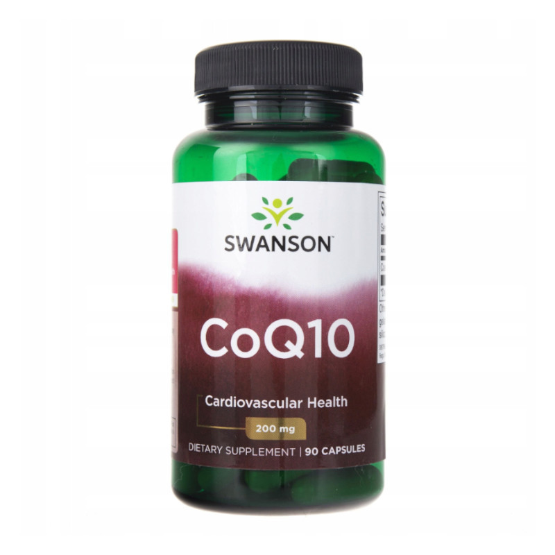 Suplement Prozdrowotny Swanson CoQ10 200 mg 90kaps