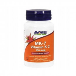 Witaminy Now Foods MK-7 Vitamin K-2 100 mcg 60vkaps