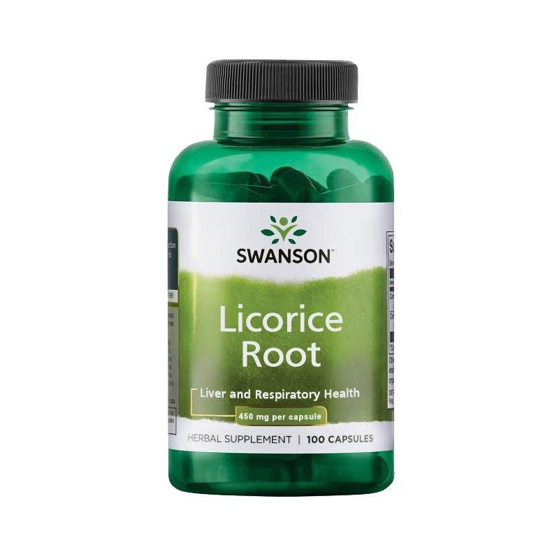 Suplement Prozdrowotny Swanson Licorice Root LUKRECJA 100kaps