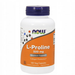 Suplement Prozdrowotny Now Foods L-Proline 500 mg 120vkaps