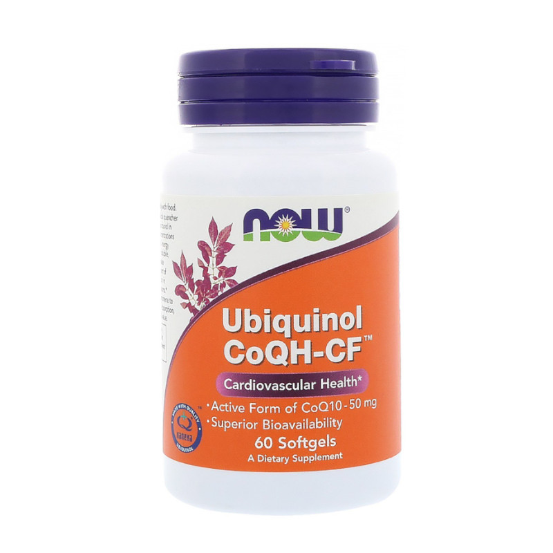 Suplement Prozdrowotny Now Foods Ubiquinol CoQH-CF 60softgels