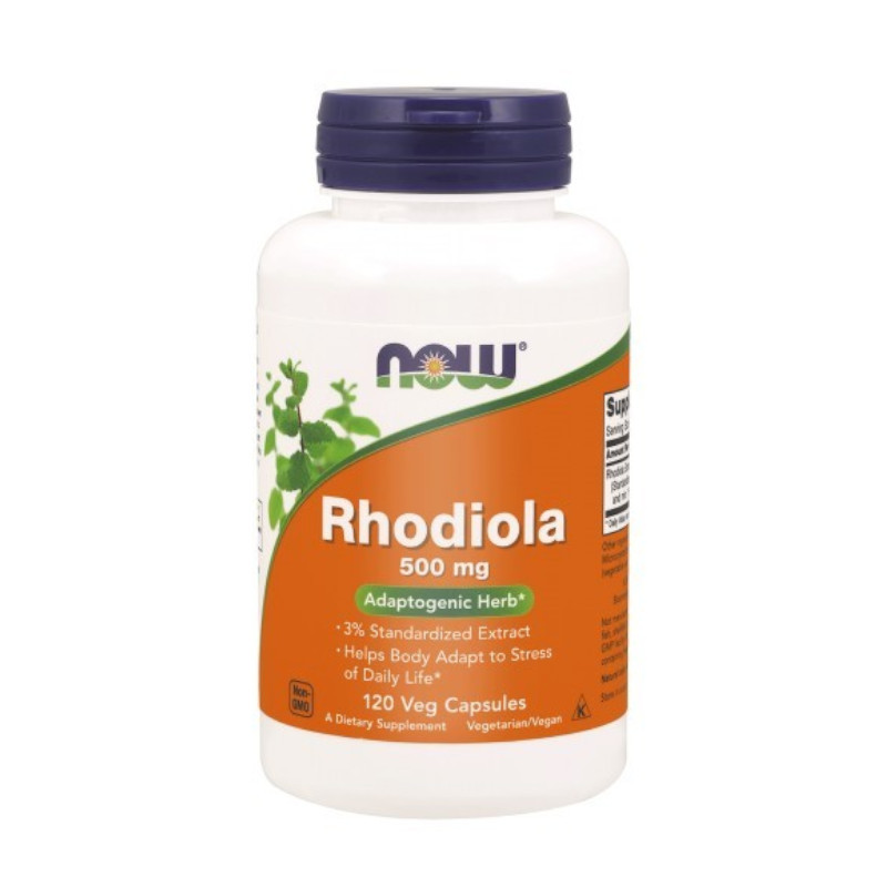 Suplement Prozdrowotny Now Foods Rhodiola Rosea 500mg 60vkaps