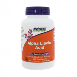 Suplement Prozdrowotny Now Foods Alpha-Lipoic Acid 250mg 120vkaps