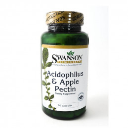 Suplement Prozdrowotny Swanson Acidophilus apple pectin 90kaps