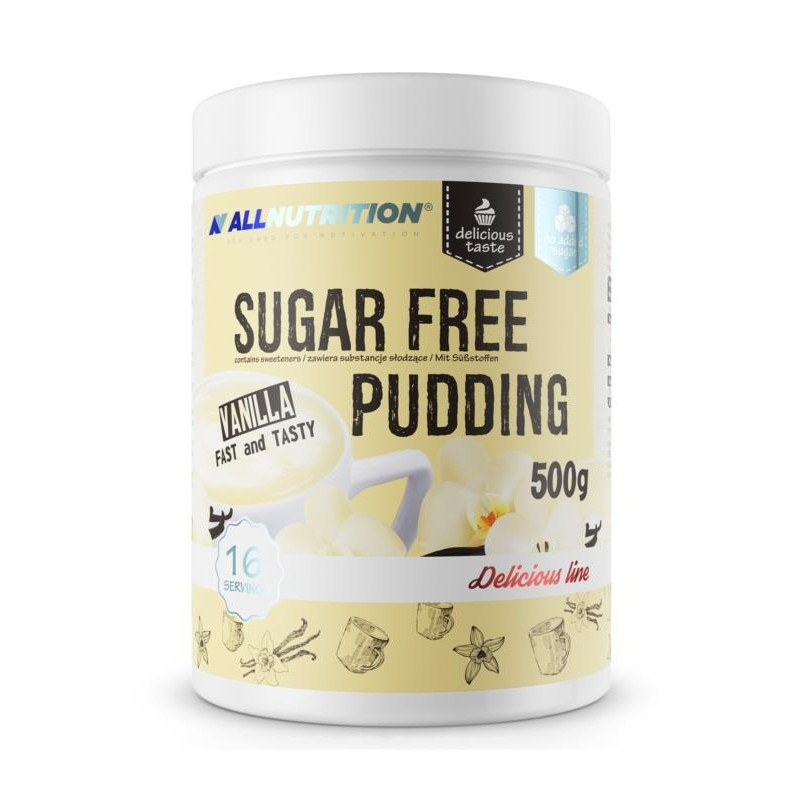 Zdrowa żywność Allnutrition Sugar Free Pudding 500g