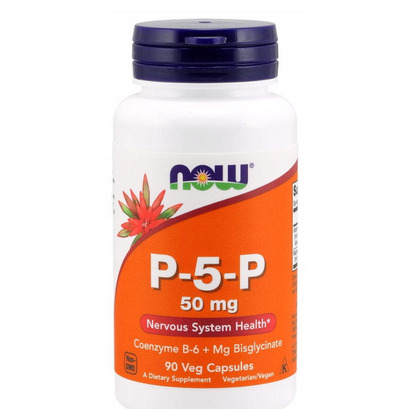 Suplement Prozdrowotny Now Foods P-5-P 50 mg 90kaps