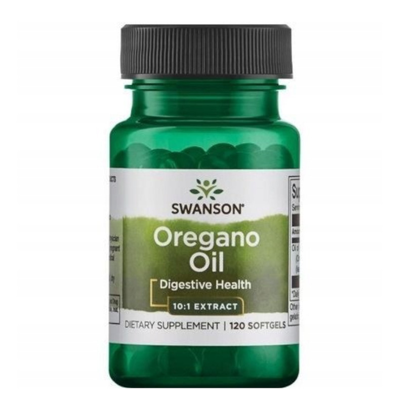 Suplement Prozdrowotny Swanson Oregano Oil 10:1 150 mg 120softgels Suplement Prozdrowotny Swanson Oregano Oil 10:1 150 mg 120softgels