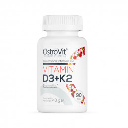 Witaminy OstroVit Vitamin D3 + K2 90tab