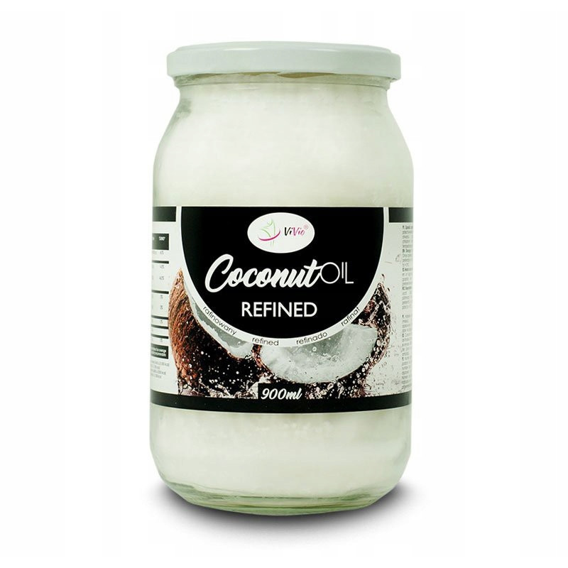 Olej kokosowy rafinowany VIVIO 900ml Olej kokosowy rafinowany VIVIO 900ml