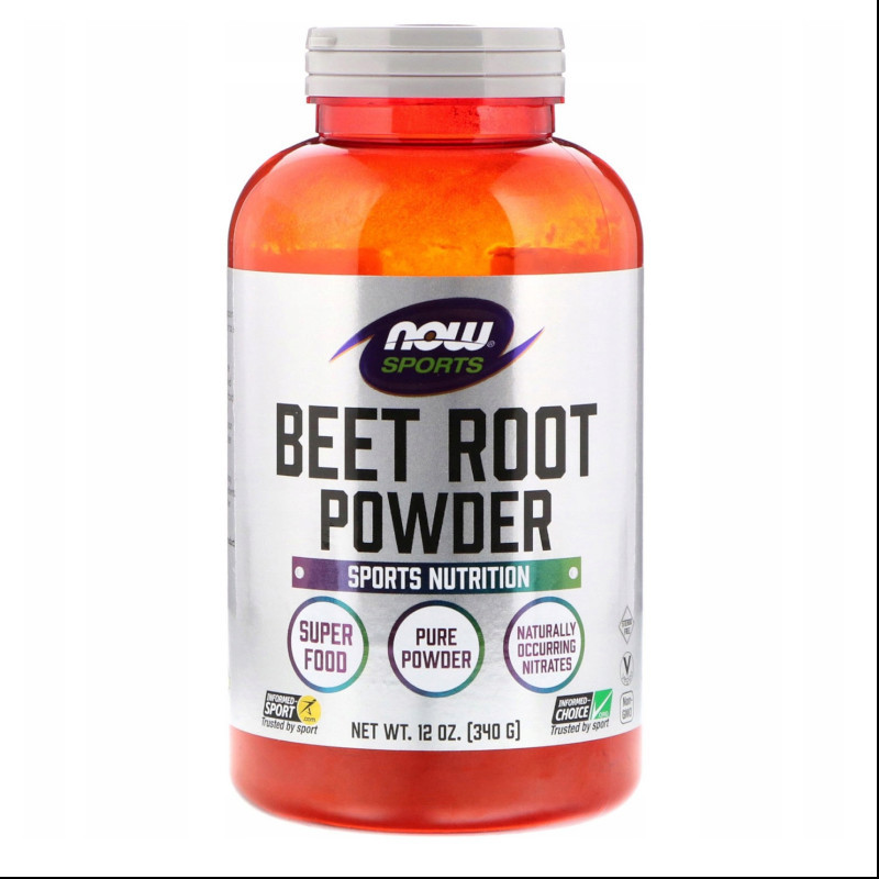 Фото - Вітаміни й мінерали Now Suplement Energetyczny Burak Ćwikłowy  Foods Beet Root Powder 340g 