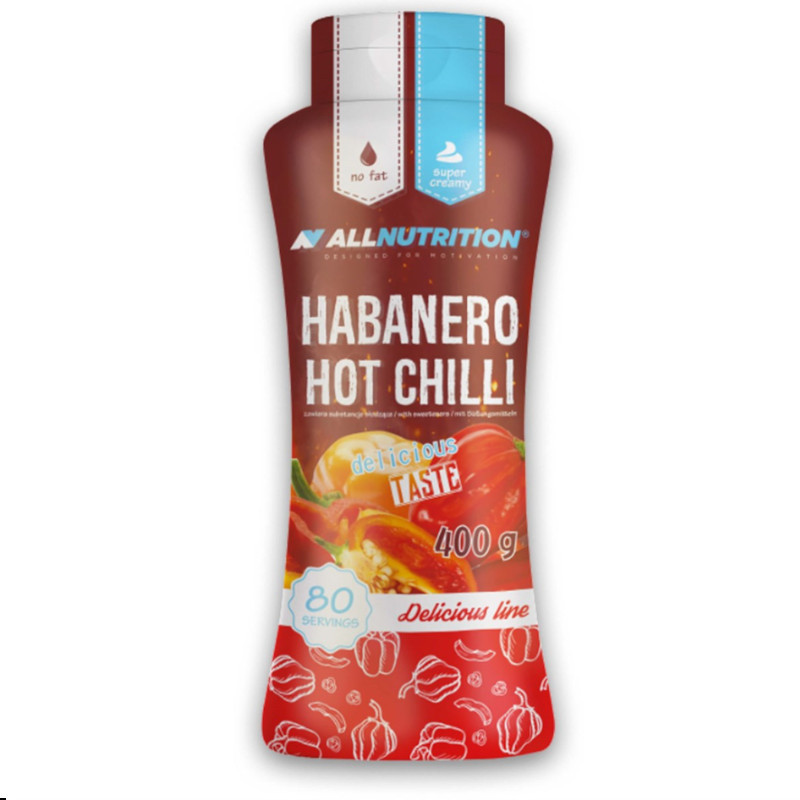 Sos zero Allnutrition SAUCE 400g Habanero Hot Chilli