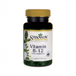Układ nerwowy Swanson Vitamin B-12 100kaps