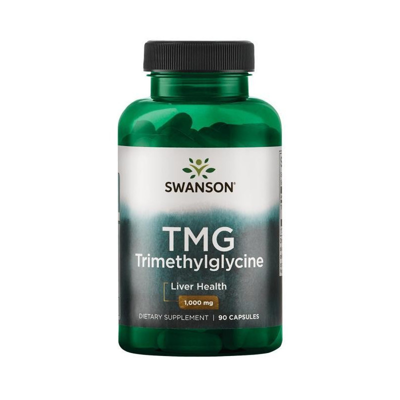 Swanson Health Products Wsparcie Wątroby Trimetyloglicyna Swanson TMG Trimethyloglycine 90kaps