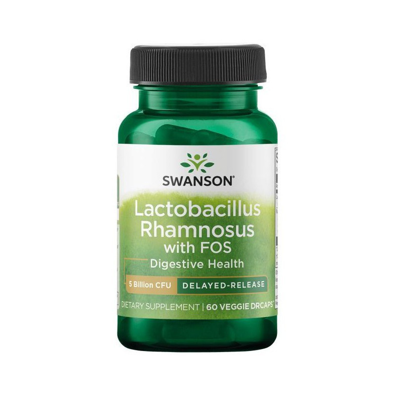 Swanson Health Products Wsparcie Jelit Probiotyki Swanson Lactobacillus Rhamnosus 60vkaps