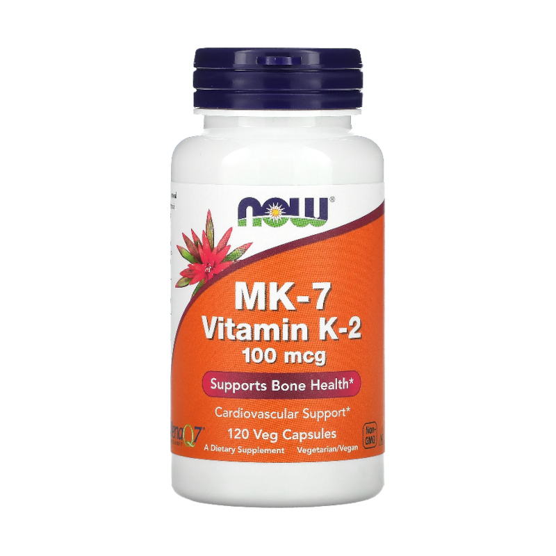 NOW Foods Witaminy K Now Foods MK-7 Vitamin K-2 100mcg 120vkaps