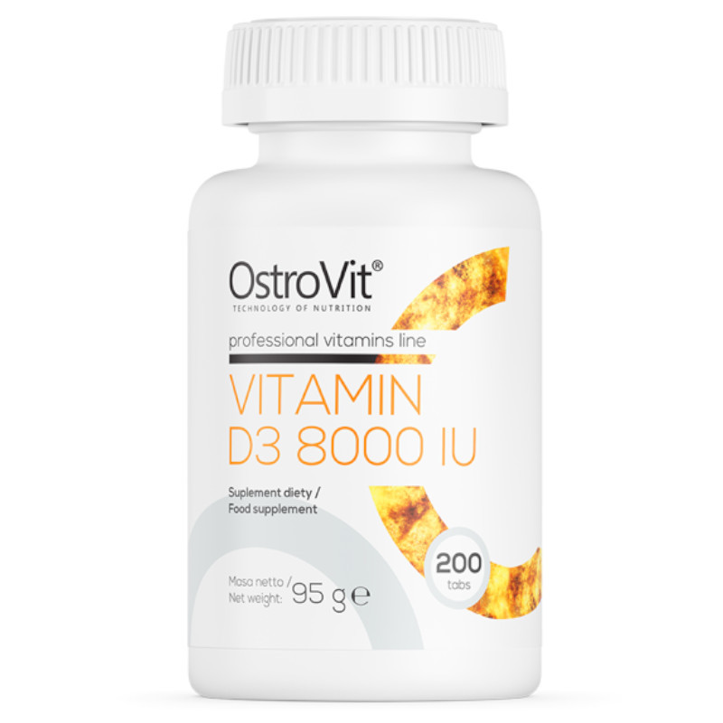 OstroVit Witaminy D OstroVit Vitamin D3 8000IU 200tab