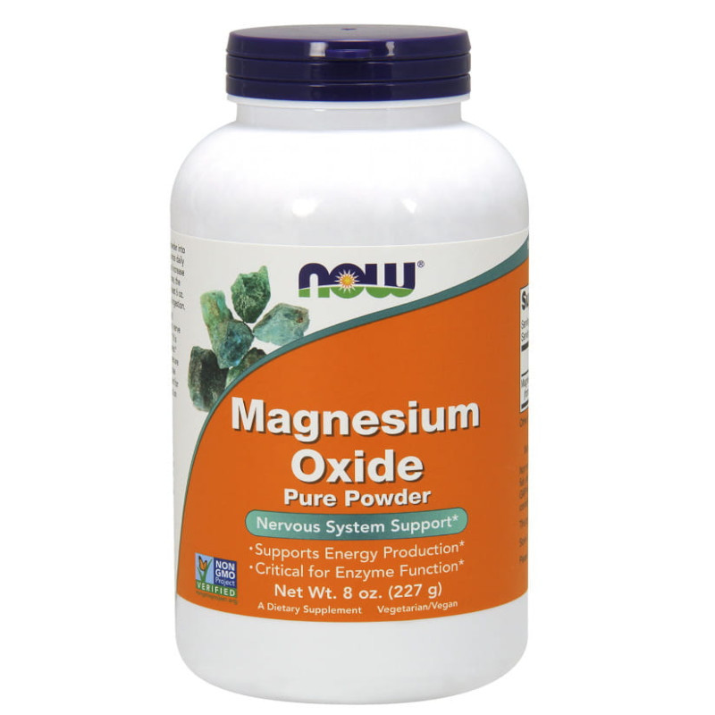 NOW Foods Minerały Magnez Now Foods Magnesium Oxside Pure 227g