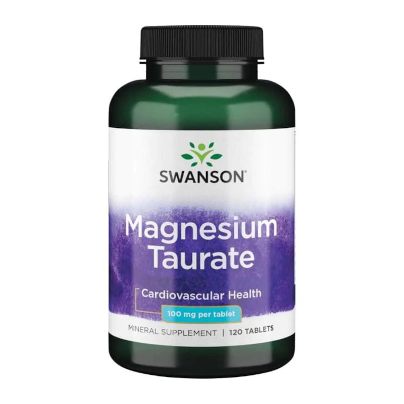 Swanson Health Products Minerały Magnez Swanson Magnesium Taurate 100mg 120tab