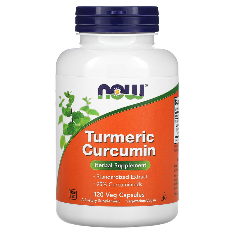 NOW Foods Wsparcie Odporności Kurkumina Now Foods Turmeric Curcumin 120softgels