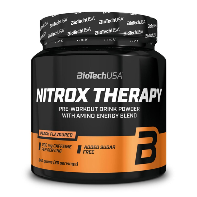 Zdjęcia - Odżywka przedtreningowa BioTech Suplement Przedtreningowy Wieloskładnikowy BioTechUSA Nitrox Therapy 340g 