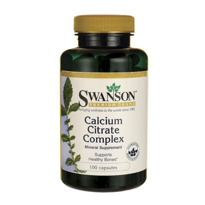 Swanson Health Products Minerały Wapń Swanson Calcium Citrate Complex 100kaps