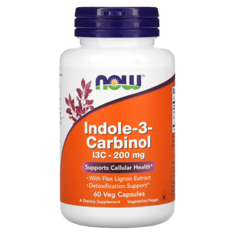Swanson Health Products Booster Naturalnych Hormonów Now Foods Indole-3-Carbinol 200mg 60kaps