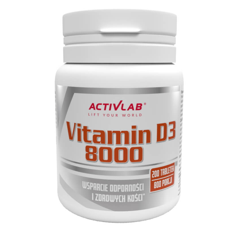ActivLab Witaminy D Activlab Vitamin D3 8000IU 200tab
