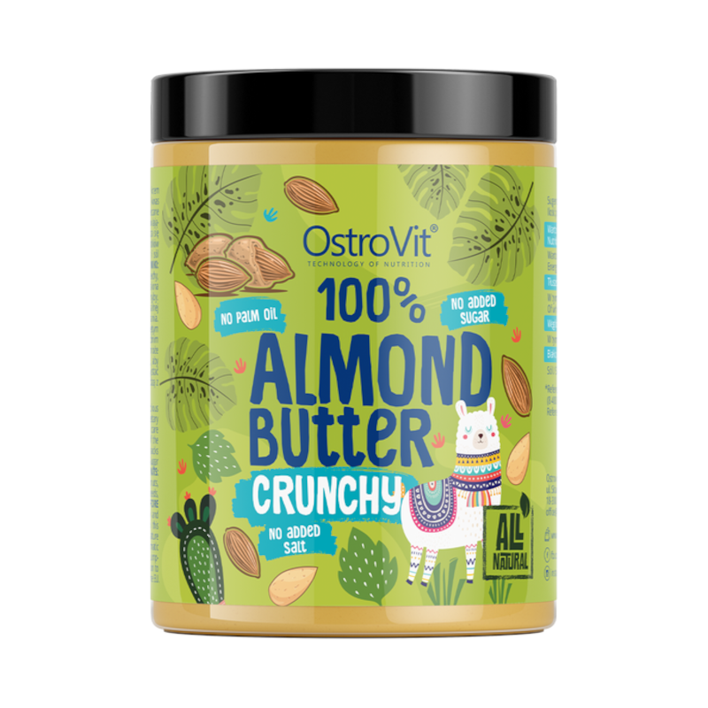 OstroVit Zdrowa Żywność Masło Orzechowe Ostrovit 100% Almond Butter 1000g
