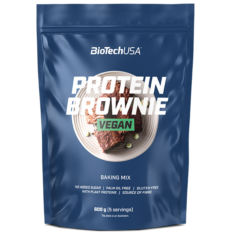 BioTechUSA Zdrowa Żywność Ciasto do Wypieków BioTechUSA Vegan Protein Brownie 600g