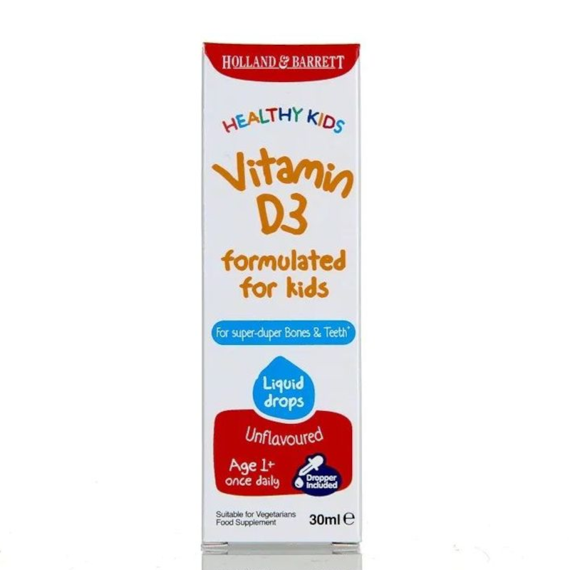 Holland & Barrett Witaminy D Holland&Barrett Vitamin D3 Drops 30ml