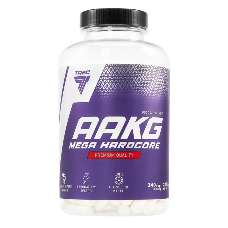 Фото - Амінокислоти Trec Nutrition Suplement Pompujący AAKG  AAKG Mega Hardcore 240kaps 