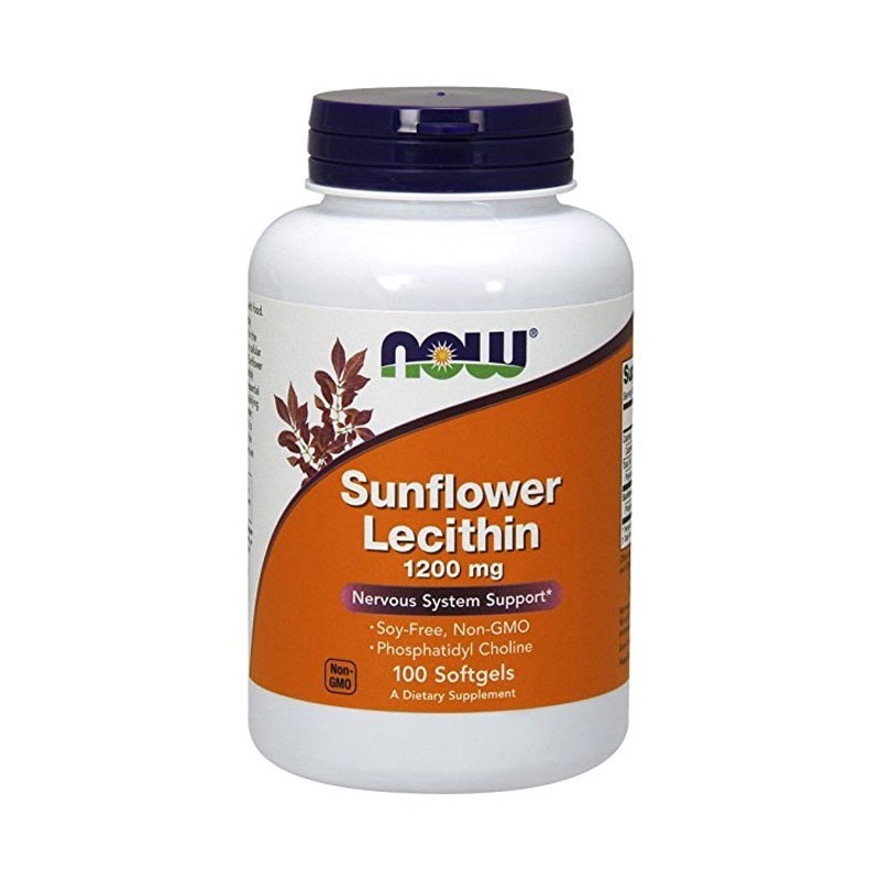 NOW Foods Lecithin 1200mg 100 kaps NOW Foods Lecithin 1200mg 100 kaps