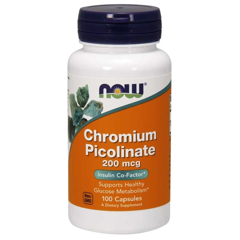 Now Foods Chromium Picolinate 100 kaps Now Foods Chromium Picolinate 100 kaps
