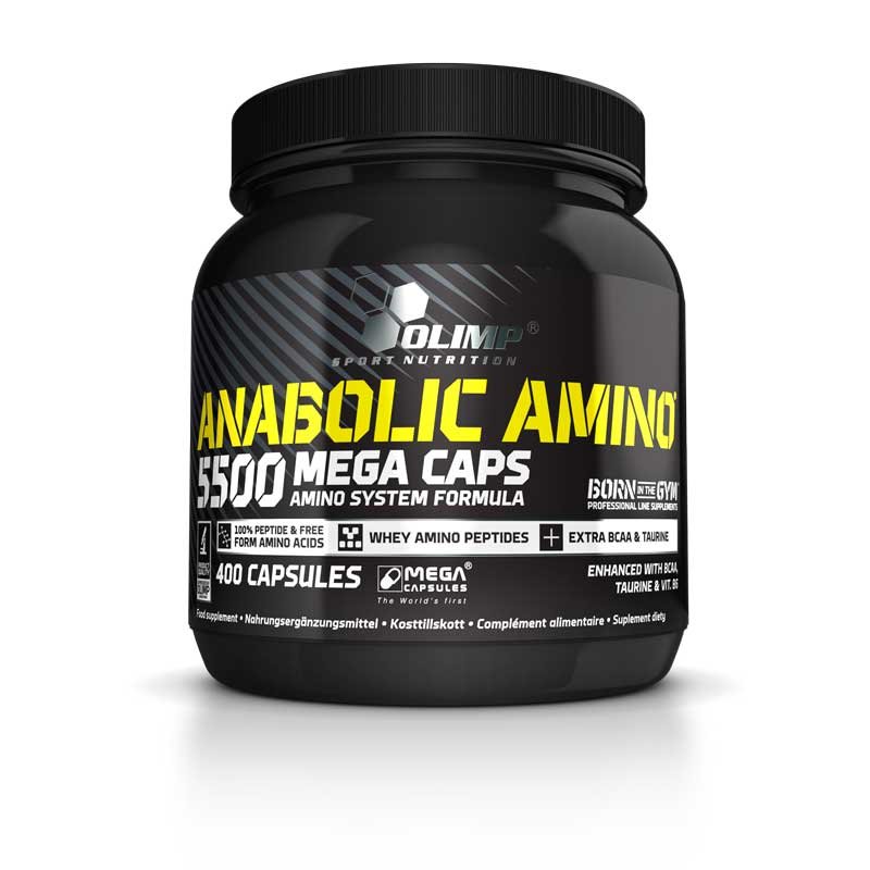 OLIMP Sport Nutrition Aminokwasy Mieszanka Olimp Anabolic Amino 5500 400kaps